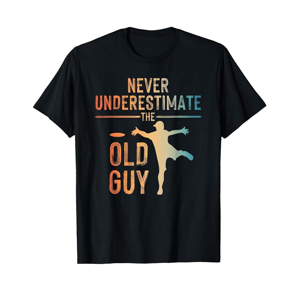 Trendy Disc Golf T-Shirt for Men Grandpa Player Gift